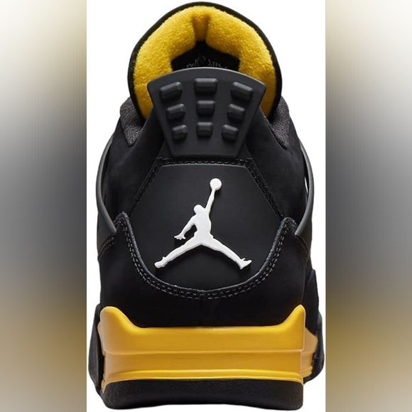 Black and yellow retro 4s - Picture 3 of 6